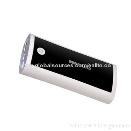 Power Bank with LED Torch, 5,200mAh CapacityNew